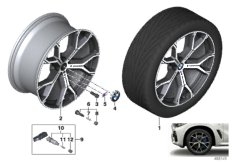 BMW LA wheel Y-spoke 741M - 21
