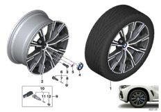 BMW LA wheel star spoke 740M - 20