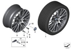 BMW LA wheel Y-spoke 788M - 19