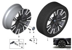 BMW light alloy wheel Y-spoke 756 - 22