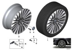 BMW light alloy wheel Y-spoke 757 - 22