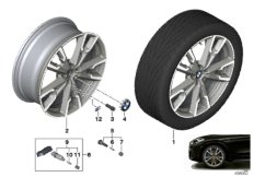 BMW LA wheel M V-spoke 721M - 20