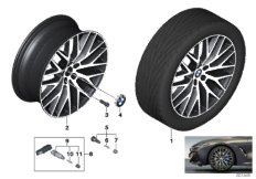 BMW LM wheel cross-spoke 636 - 20